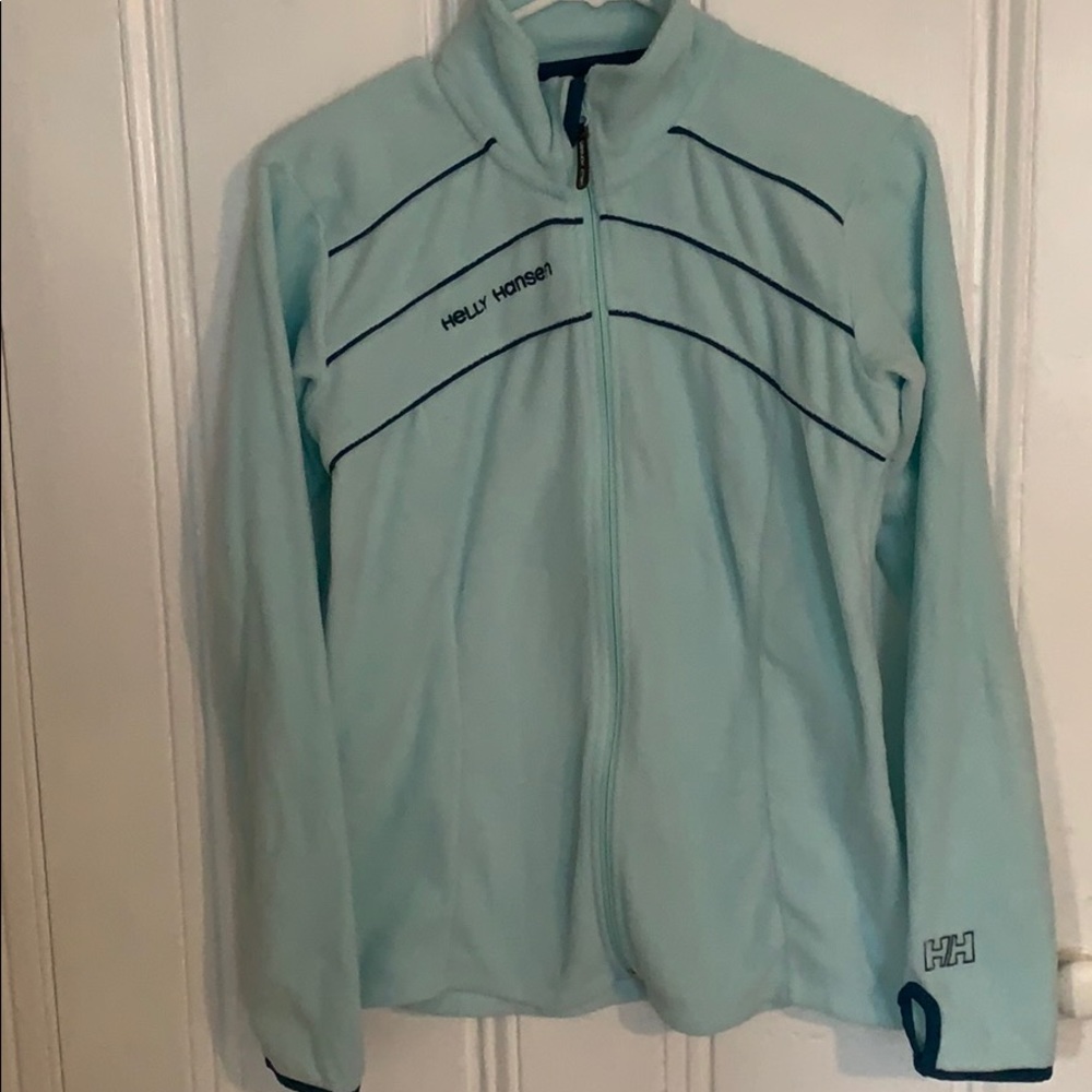 Helly Hansen teal fleece. Large